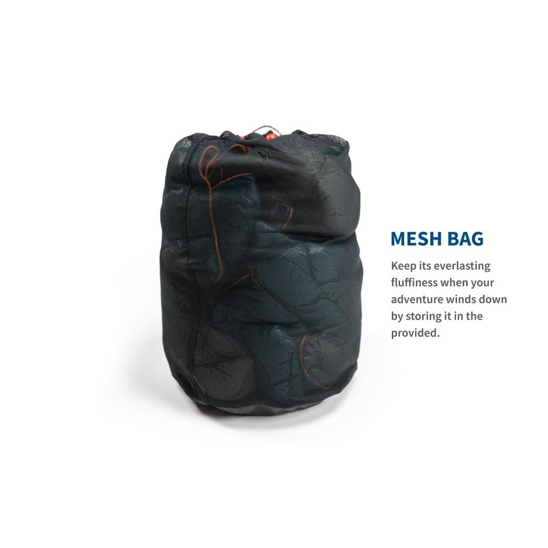 ZOOOBELIVES Ultralight Down Camping Blanket - 1.35lbs, 650 Fill Power