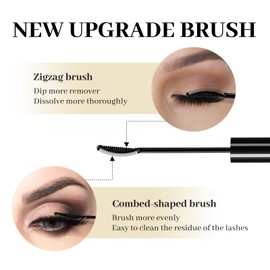 QUEWEL Lash Clusters Glue Remover 12ml Eyelash Remover for Cluster Lashes Gentle DIY Eyelash Extensions Remover for Removal Cluster Lashes Glue, Lash Clusters Bond and Seal