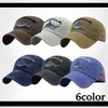 WHITE FANG CA225 Men's Vintage Damaged Cap Shark Shark Funny