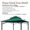 SCOCANOPY Replacement roof Compatible with Target Madaga Gazebo Model L-GZ136PST,