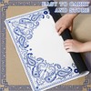 Sonwyoung Mini Mahjong Mat for Travel Set 22x22 Inch Paisley