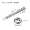 sourcing map Tap M8 x 1.25 mm Thread Cutting Die