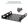 Tecmojo 1U Rack Shelf, 10 inch Universal Rack Mount Shelf,