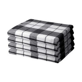 Müskaan Set of 4 Tea Towels, 50 x 70 cm, 100% Cotton, 70 g, Premium Quality, Super Absorbent Kitchen Towels, Washing Cloths
