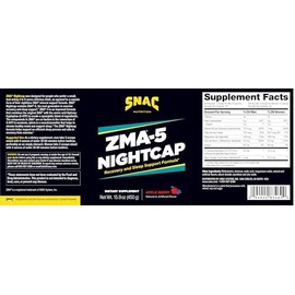 ZMA®-5 Nightcap Rapid Recovery Sleep Supplement Drink Mix with 5-HTP - Zinc & Magnesium Support a Healthy Immune System, 450 Grams