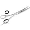 Hairdressing Scissors Barber Scissors 7 Inch 7in ONE-SIDED Micro Serration – Curved Cutting