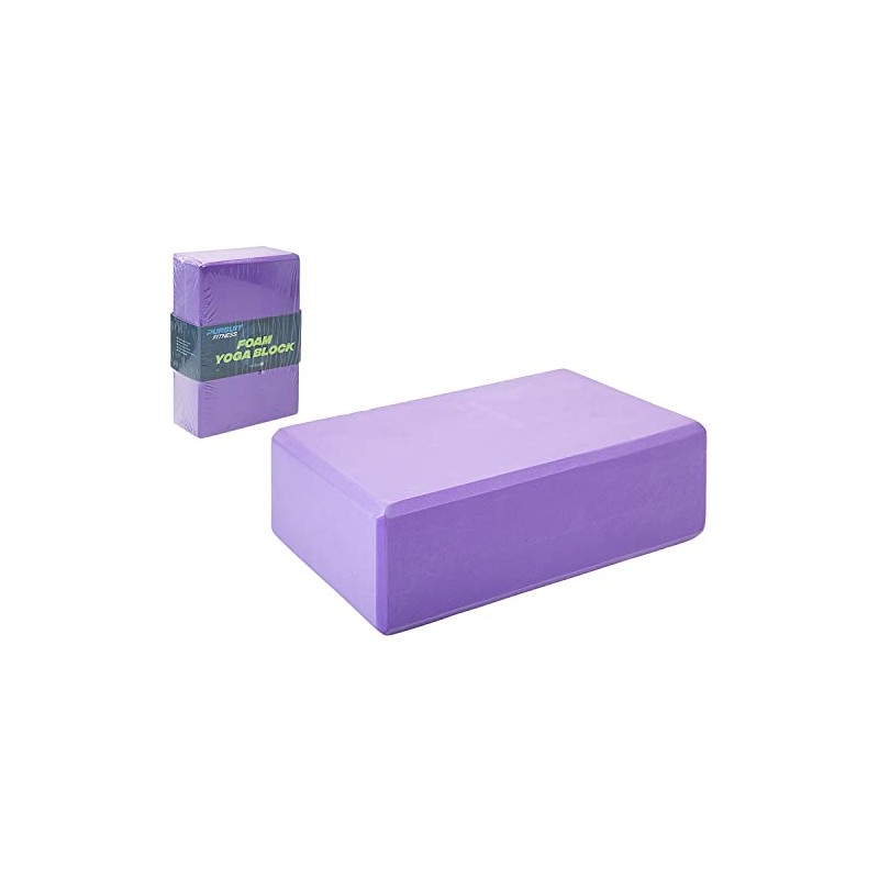 Pursuit Fitness Foam Yoga Block - Purple