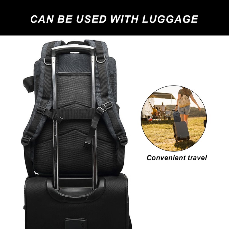 Wesoke Camera Backpack Bag Professional Camera Case for DSLR/SLR Mirrorless