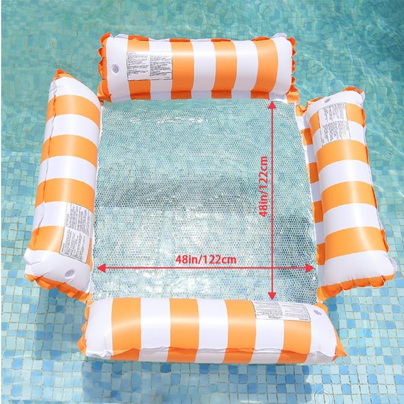 2 x water hammock, air mattress, pool, swimming mat, pool