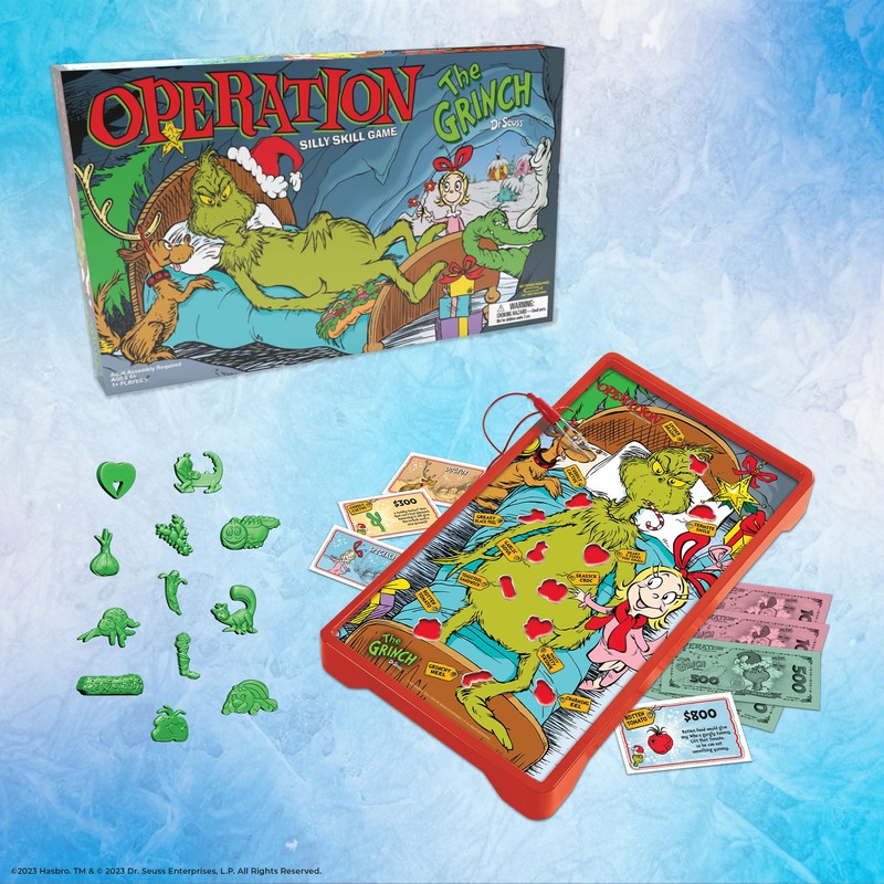 Operation: The Grinch Board Game | Classic Dr. Seuss Art