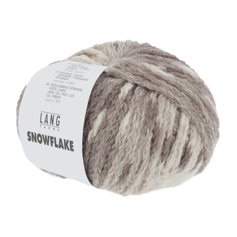 50 g Snowflake – Colour 24 – Wool White/Grey –