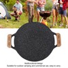Round BBQ Grill Pan Metal Nonstick Grill Barbecue Plate Multifunctional
