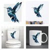 x4 Humming Bird Stickers for Wall Decor, Covering Marks, Mugs