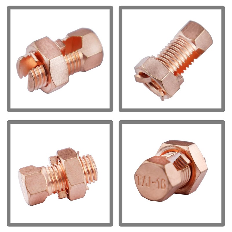 Bntyok Split Bolt Groud Wire Connector High Strength Copper Grounding