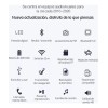 Transmisor Receptor Bluetooth 5.0 QYJU Aux Jack 3.5mm Negro Para