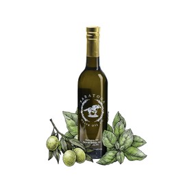 Saratoga Olive Oil Company Basil Infused Olive Oil 375ml (12.7oz)