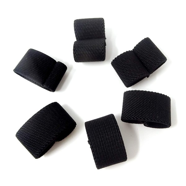 Honbay 6PCS Canvas Elastic Belt Loop keeper for for 2-4cm(0.79-1.57inch)