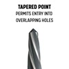 Drill America 3 Piece Bridge/Construction Reamer Set, (Sizes 1/2", 3/8"