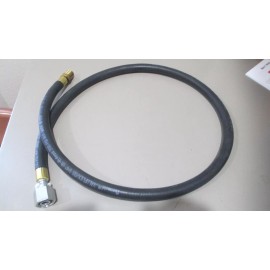 Thermold, EPDM Air Hose Brass 1/4 NPTF Male X STL M16 Fem, Blk, 200 PSI, 3 ft. L