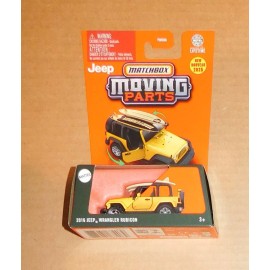 Matchbox 2025 Matchbox Moving Parts  - 2016 Jeep Wrangler Rubicon - Yellow