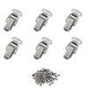 6PCS Toggle Latches Spring Loaded Clamp Clip Case Box Latch