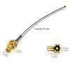 TUOLNK 5PCS IPX MHF4 to RPSMA Antenna 0.81mm Coax Cable,