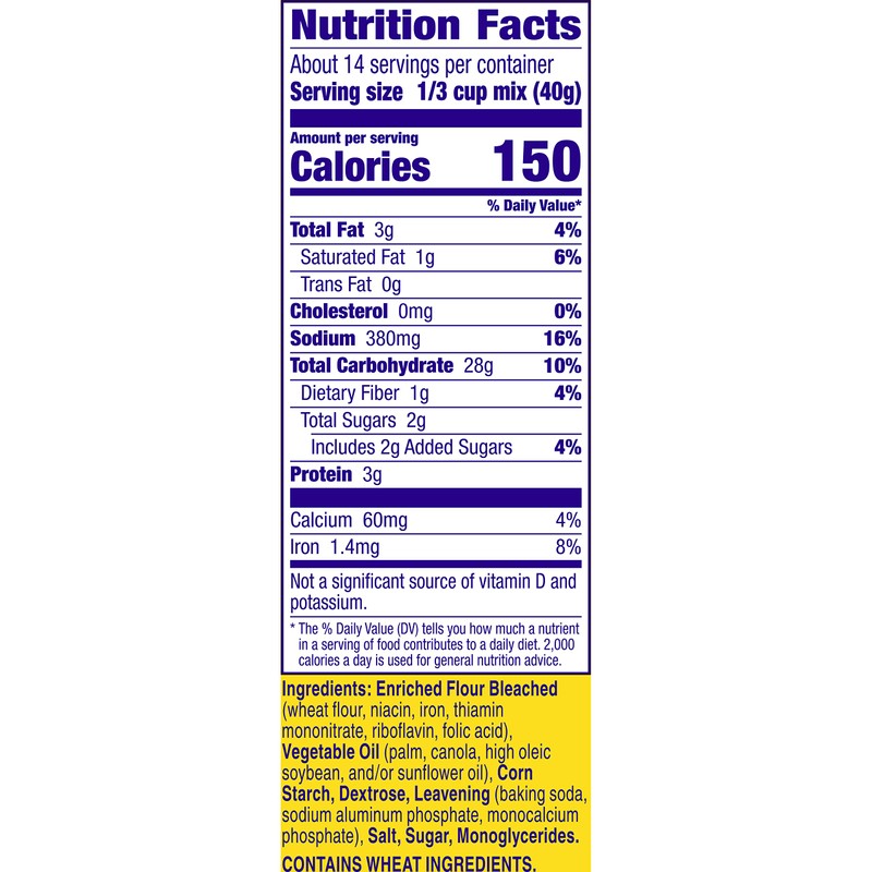 Betty Crocker Bisquick Pancake and Baking Mix, Original, Makes About