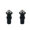 Pair of Universal Toilet Seat Expanding Rubber Bolts for Top