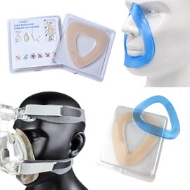 CPAP Nose Pads Nasal Gel Pads for Full Face/Nasal Mask (2 Pack) – Home Ventilator Nose Pads CPAP/BiPAP Mask Liners Supplies Comfort Seal Skin Protection – Reusable Soft CPAP Nose Guard