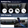 1 DIN Car Radio with Bluetooth, Single DIN Media Player