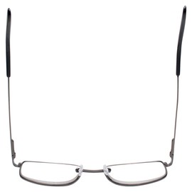 Calabria R754 Metal Reading Glasses +2.00 Gunmetal Men Designer Retro Thin Single Power Readers Trendy Eyeglasses Vintage