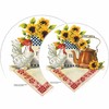 Reston Lloyd Rooster and Copper Kettle Burner Cover S, Set
