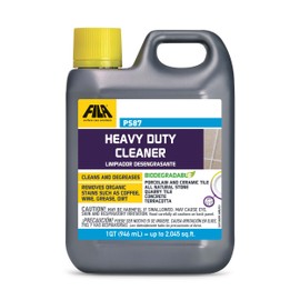 FILA Surface Care solutions FILA Heavy Duty Cleaner PS87 1 QT, Stain Remover Grease, Coffee, Wine, Wax, Ink, Hard Surface Floor Cleaner, ideal for Natural Stone, Terracotta, Quarry Tile, Concrete, Porcelain And Ceramic Tile