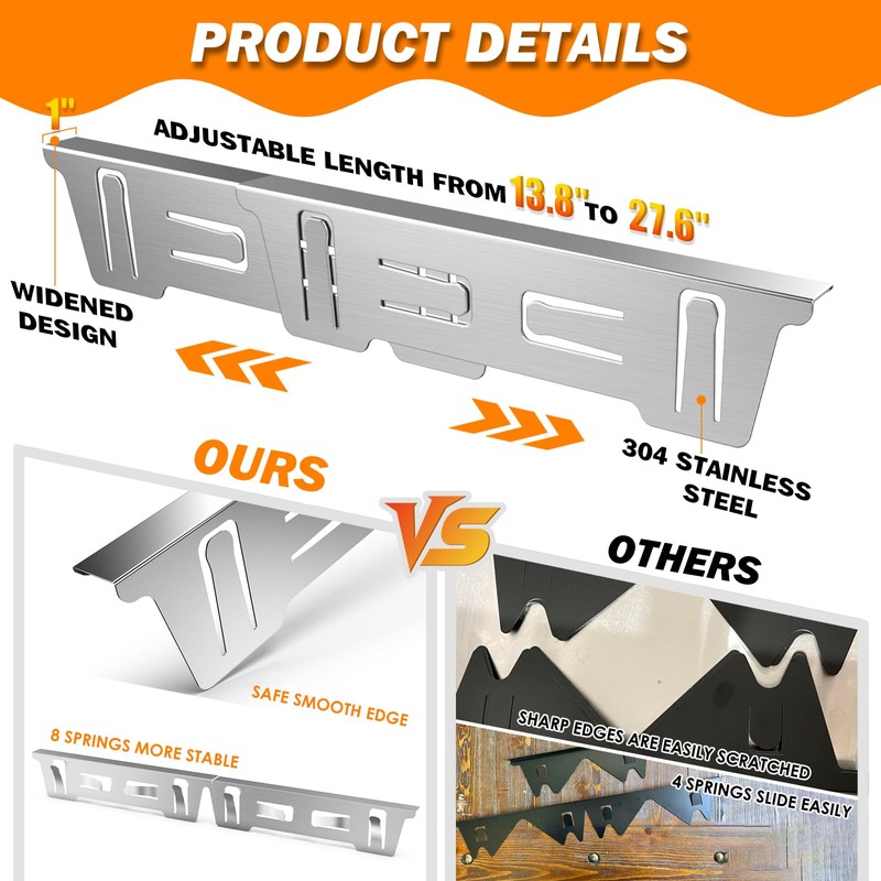 Stove Gap Covers Stainless Steel, Stove Gap Filler Between Stove