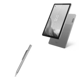 BoxWave Stylus Pen Compatible with Lenovo Tab M9 - FineTouch Capacitive Stylus, Super Precise Stylus Pen - Metallic Silver