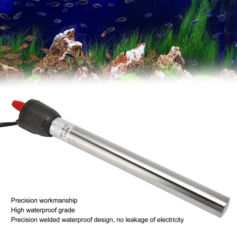 Aquarium Heater Stainless Steel Adjustable Automatic Thermostatic Heating Rod for