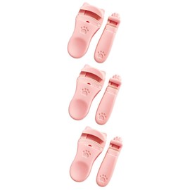 FOMIYES 6pcs Lash Curler Tool Travel Eyelash Curlers for Natural Curl Humanized Brush Head Design Ergonomic for Long Use