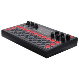 Operitacx Versatile Portable Audio Mixer Sound Card with Voice Changing Effects for Streaming Karaoke Music Recording Compatible with Multiple Platforms