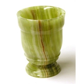 Nature Home Decor 541CG Classic Green Onyx Bathroom Accessories Tumbler