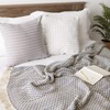 DII Modern Zig Zag Throw Blanket Woven Cotton, Hand-Knotted 2.5"