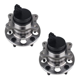 Autoround 512495 Pair Rear Wheel Bearing and Hub Assembly Compatible with 2014-2019 Kia Soul, 2015-2019 Kia Soul EV 5 Lugs w/ABS