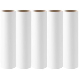 9 inch Lint Roller Refills Only Compatible with Spotty Supersize Extra Sticky Adhesive Lint Roller Refill Pet Cat & Dog Hair Remover for Clothes and Furniture, Pack of 5 Refills, 300 Sheets Total