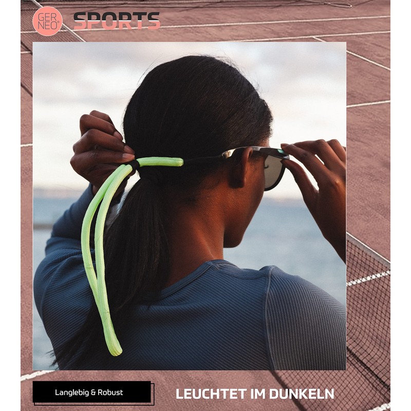 GERNEO® Original - Floating Sports Glasses Strap Neoprene - Glow