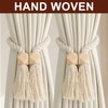 Magnetic Curtain Tie Backs 2 Pack, Modern Simple Style 22.83"