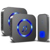 SURFOU Wireless Doorbell, Waterproof, Easy installation -1300ft Range 55 Chimes,