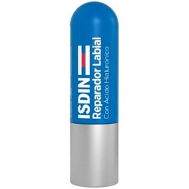 ISDIN Bálsamo Labial Reparador con ácido hialurónico que aporta hasta 24 horas de hidratación intensa, 4g