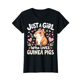 Just A Girl Who Loves Guinea Pigs Shirt Pet Lover Kids Boys T-Shirt
