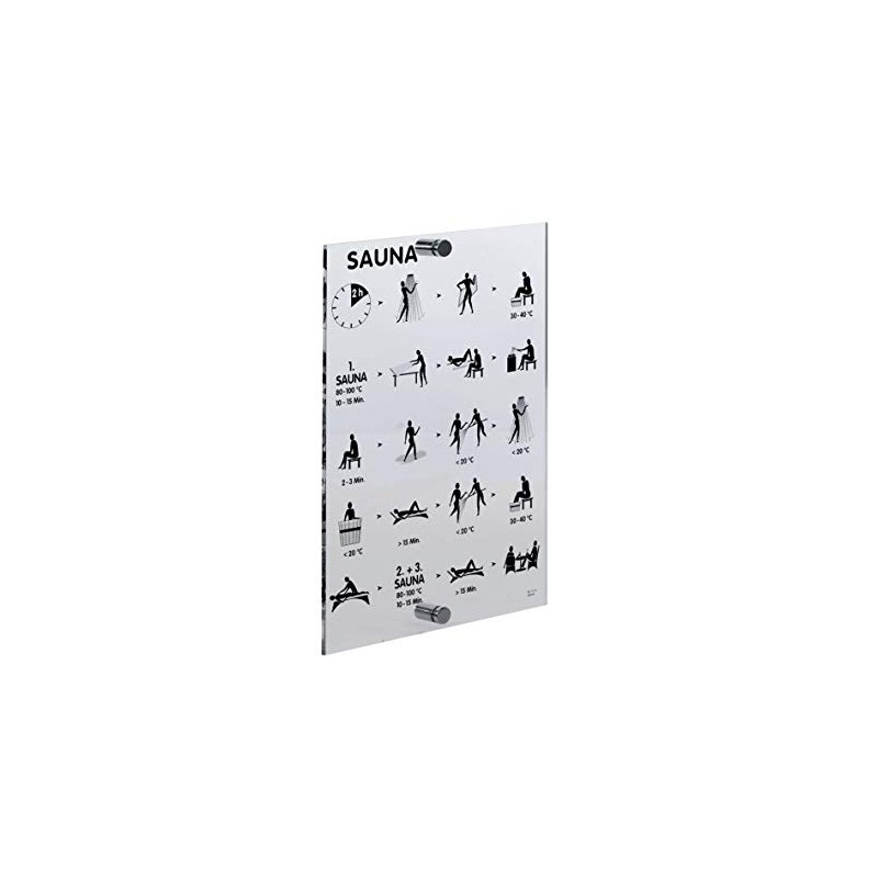 eliga Bathroom Control Board International on Acrylic Glass