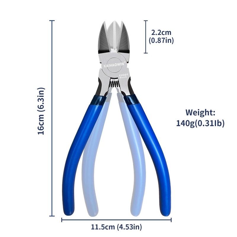 Wire Cutters 2 Pack KAIHAOWIN 6 Inch Wire Cutters Set