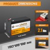 12V 8Ah Lithium LiFePO4 Battery|5000+ Deep Cycle LiFePO4 Battery|with 10A